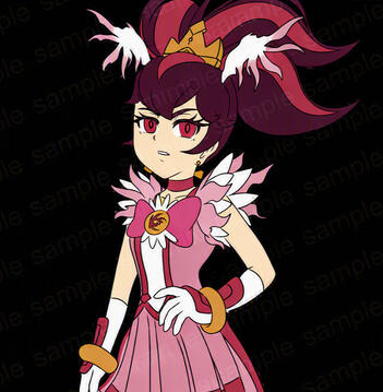 Precure Flat Color Sample
